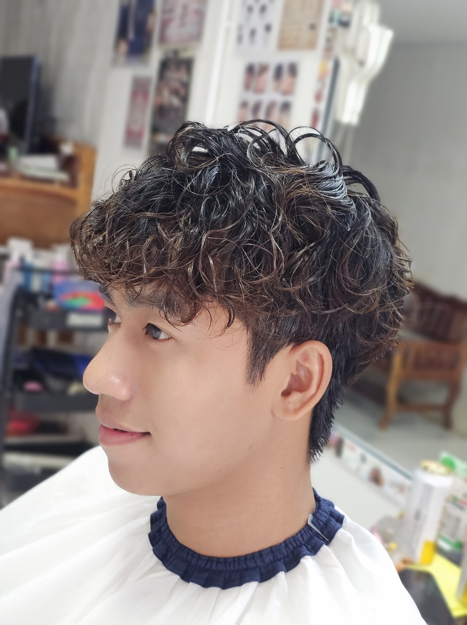 Curly perm